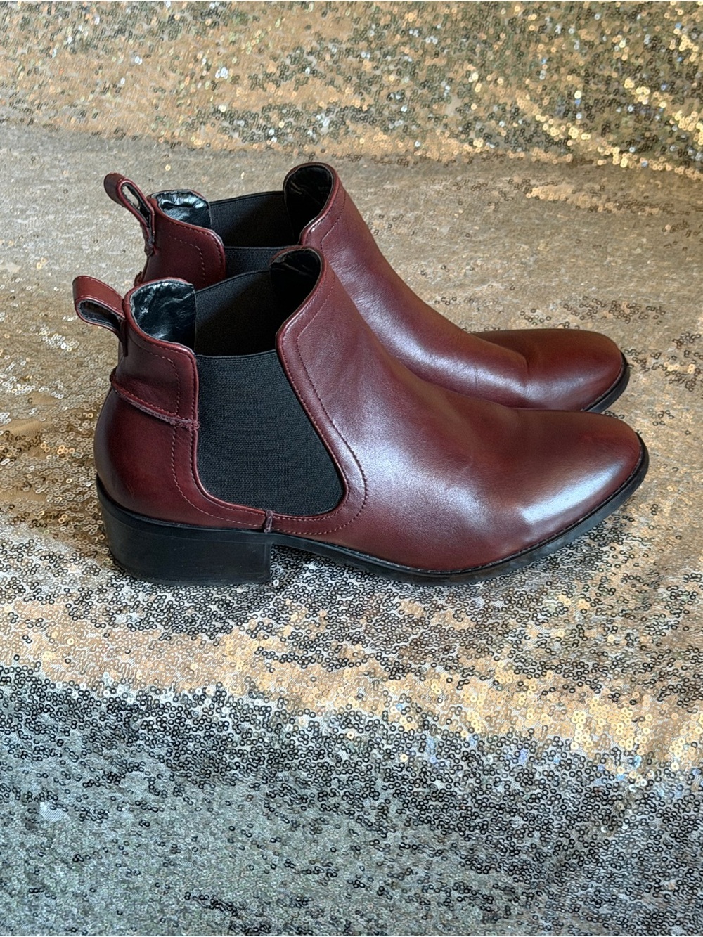 Steve Madden Women's Leather Ankle Boots Size 7.5